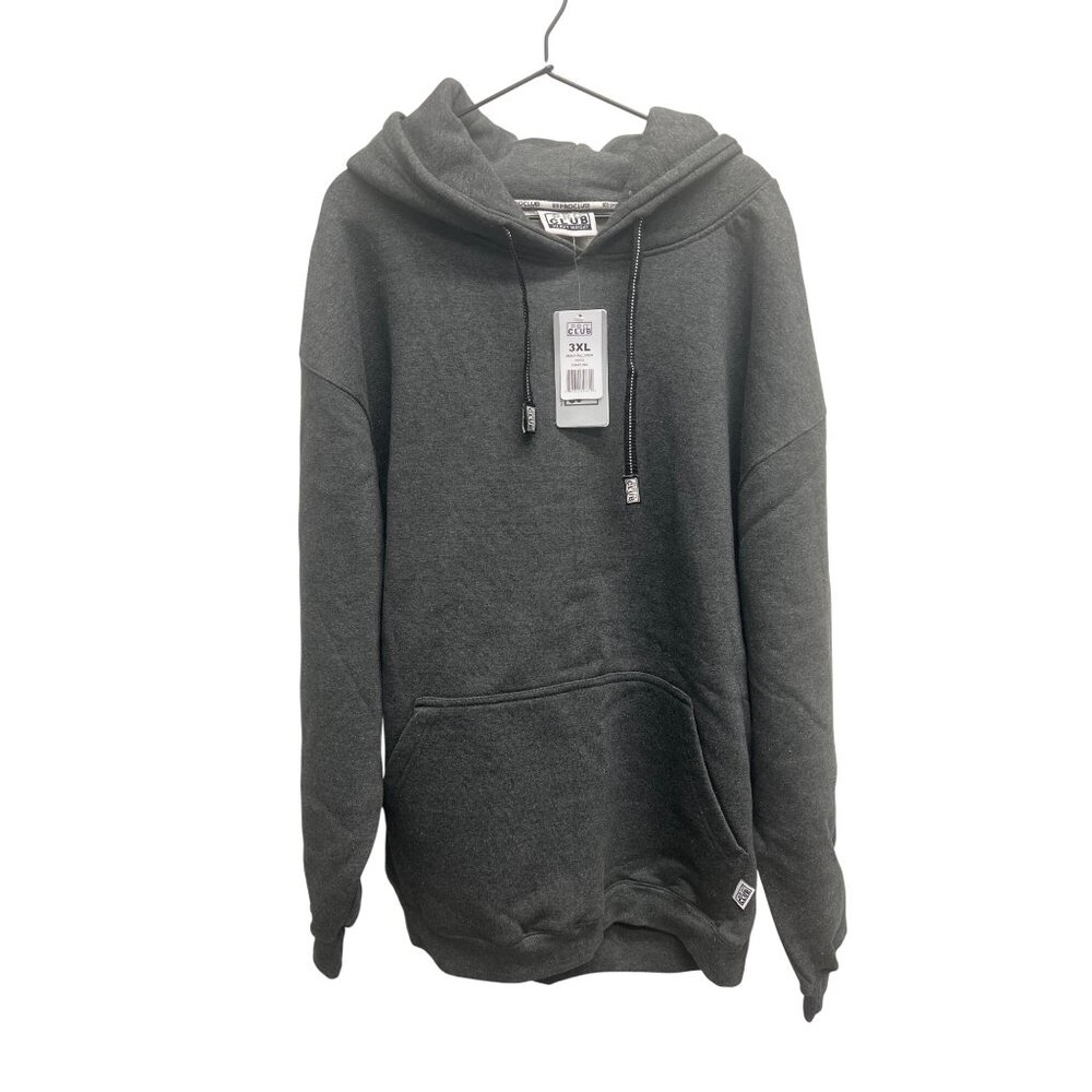 Pro Club 3XL Heavy Pullover Hoodie Charcoal Gray For Men